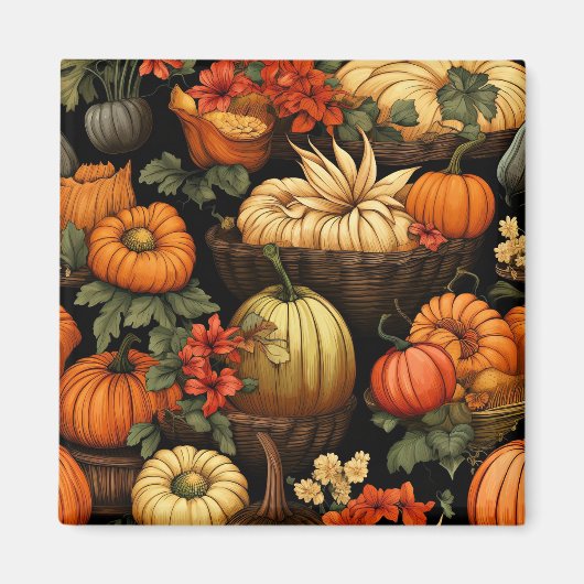 Kürbis und mehr, Herbst, Magnet (Vorne)