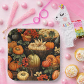 Kürbis und mehr, Herbst, Pappteller (Party)