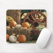 Kürbis und Mummeranzeige im Herbst Mousepad (Mit Mouse)
