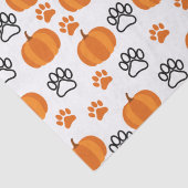 Kürbis und Paws Halloween Seidenpapier (Detail)