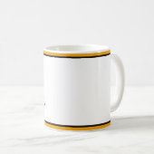 Kürbis und Sonnenblumen Herbst Kaffeetasse (VorderseiteRechts)