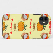 Kürbis und Truthühner aus Erntedank Case-Mate iPhone Hülle (Rückseite (Horizontal))