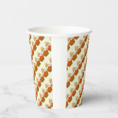 🌰 **Kürbis- und Weizen-Papierbecher** Pappbecher (Rechts)