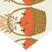 🍂 **Kürbis- und Weizen-Tischläufer** Kurzer Tischläufer (Ecke)