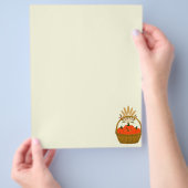 🍂 **Kürbis- und Weizenkorb Flyer** Flyer (Hand)