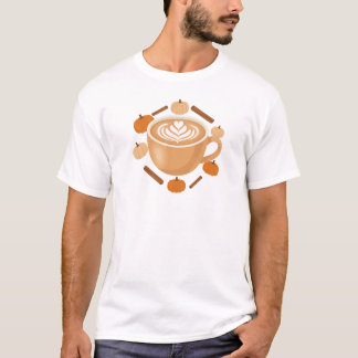 Kürbis-Vibes Cozy Fall-Aesthetic Thanksgiving T-Shirt