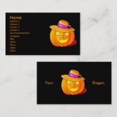 Kürbis Visitenkarte (Vorne/Hinten)