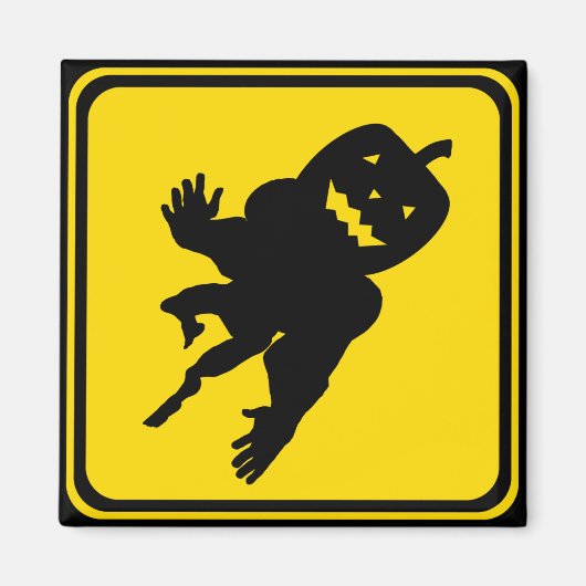 Kürbis vorbei! magnet (Vorne)