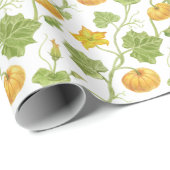 Kürbis-Wasserfarbe Geschenkpapier (Rolleneckpunkt)