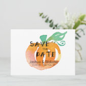 Kürbis-Wasserfarben-Feiertag Save-the-Date (Stehend Vorderseite)
