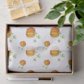 Kürbis wattercolor Muster Seidenpapier (Geschenk)