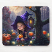 Kürbis/whimsical/Halloween/Cartoon Mousepad (Vorne)