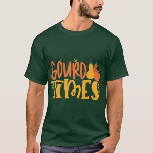 Kürbis Zeiten T-Shirt (Vorderseite)