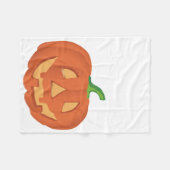 Kürbis zu Halloween 1 Fleecedecke (Vorderseite (Horizontal))