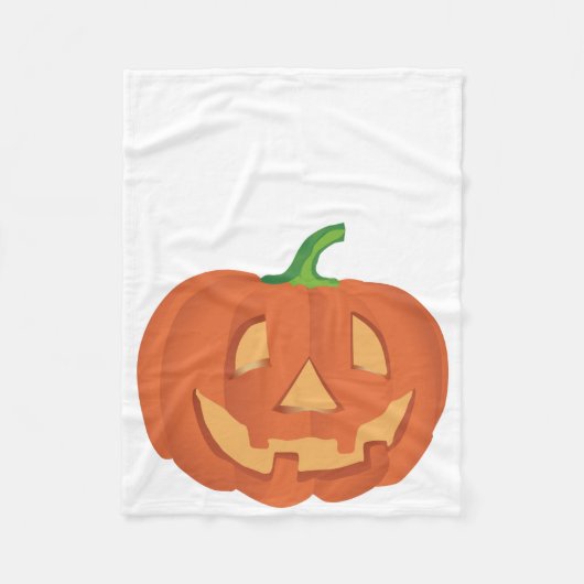 Kürbis zu Halloween 1 Fleecedecke (Vorderseite)