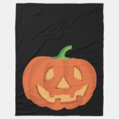 Kürbis zu Halloween 1 Fleecedecke (Vorderseite)