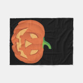 Kürbis zu Halloween 1 Fleecedecke (Vorderseite (Horizontal))