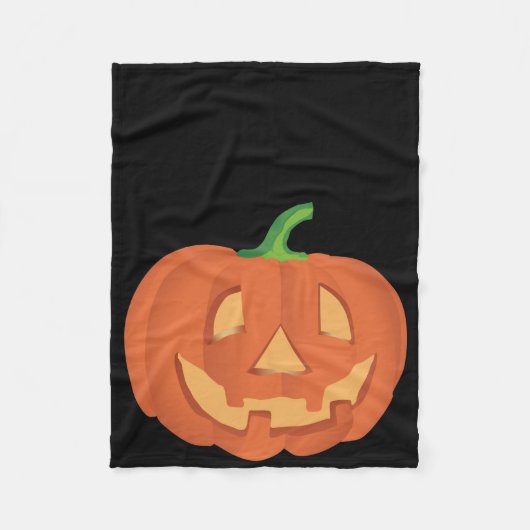 Kürbis zu Halloween 1 Fleecedecke (Vorderseite)
