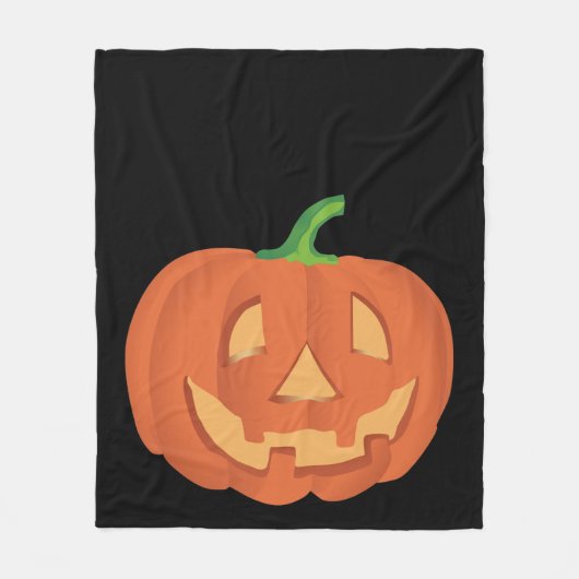 Kürbis zu Halloween 1 Fleecedecke (Vorderseite)