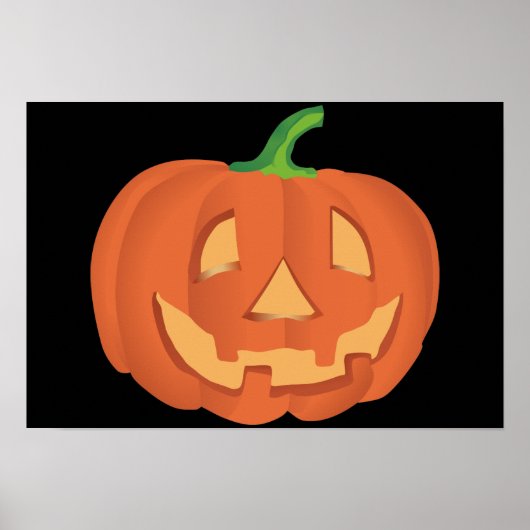 Kürbis zu Halloween 1 Poster (Vorne)