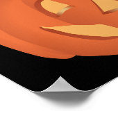 Kürbis zu Halloween 1 Poster (Ecke)