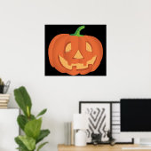 Kürbis zu Halloween 1 Poster (Heimbüro)
