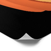 Kürbis zu Halloween 1 Poster (Ecke)