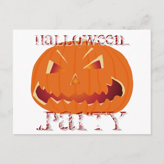 Kürbis zu Halloween 5 Postkarte (Vorderseite)