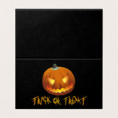 Kürbis zu Halloween 6 (Außenseite Aufgefaltet)