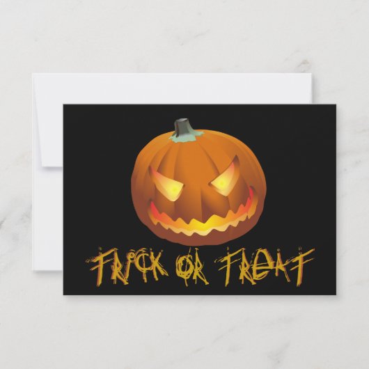 Kürbis zu Halloween 6 (Vorderseite)