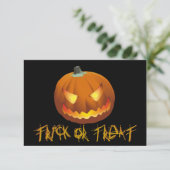 Kürbis zu Halloween 6 (Stehend Vorderseite)