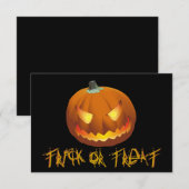 Kürbis zu Halloween 6 (Vorne/Hinten)