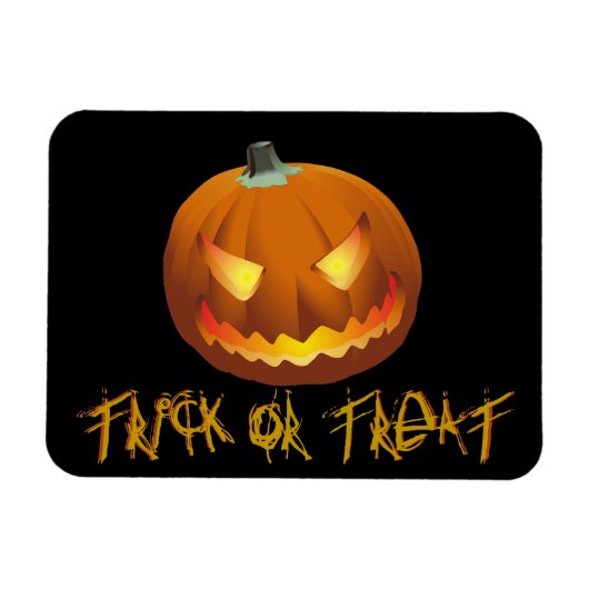 Kürbis zu Halloween 6 Magnet (Horizontal)