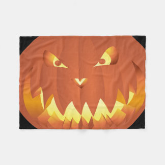 Kürbis zu Halloween... Fleecedecke