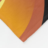 Kürbis zu Halloween... Fleecedecke (Ecke)