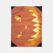 Kürbis zu Halloween... Fleecedecke (Vorderseite)