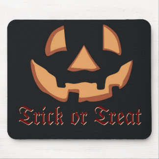 Kürbis zu Halloween in Black Mouse Pad Mousepad