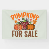 Kürbis zum Verkauf Banner (Horizontal)