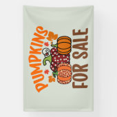 Kürbis zum Verkauf Banner (Vertikal)