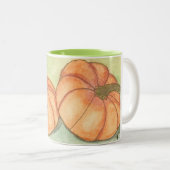 Kürbis Zweifarbige Tasse (VorderseiteRechts)