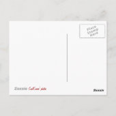 Kürbisanzeige Postkarte (Rückseite)