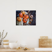 Kürbisanzeigendruck Poster (Küche)