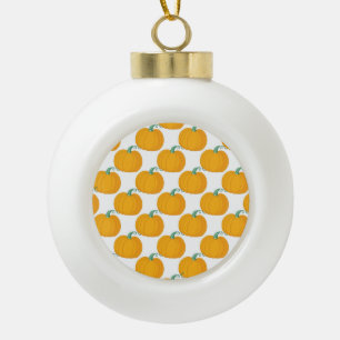 Kürbisarm: Vintages handGezeichnet Muster. Keramik Kugel-Ornament