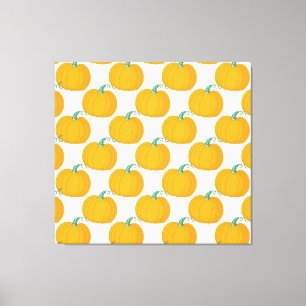 Kürbisarm: Vintages handGezeichnet Muster. Leinwanddruck
