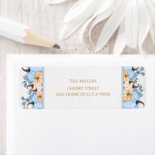 Kürbisbaby Dusche Rücksendeadresse (Insitu)