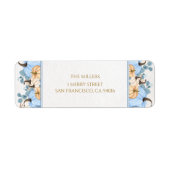 Kürbisbaby Dusche Rücksendeadresse (Vorne)