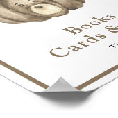 Kürbisbär - Bücherkarten und Geschenkposter Poster (Ecke)