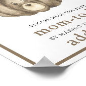 Kürbisbär - Helfen Sie der geschäftigen Mama Poster (Ecke)