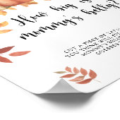 Kürbisbär, Wie groß ist das Bauchspiel der Mama Poster (Ecke)