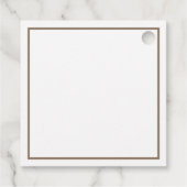 Kürbisbärendusche Geschenkanhänger (Rückseite)